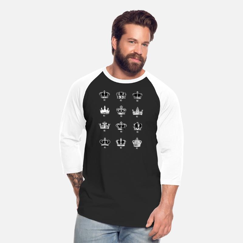✅ No Kings No Crowns | Royalty Aesthetic Art Tee