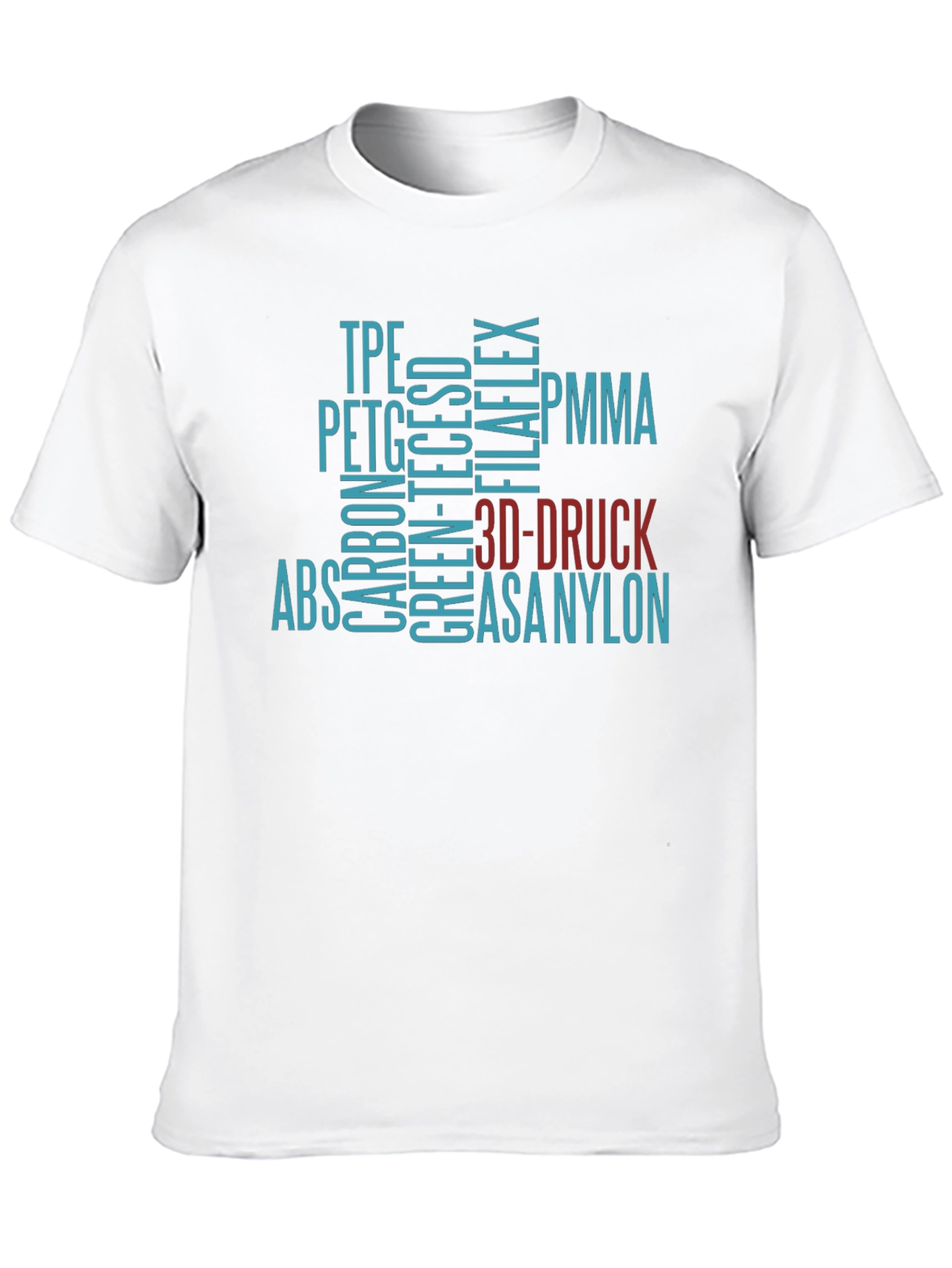 3D Printing Materials T-Shirt | 3D-Druck