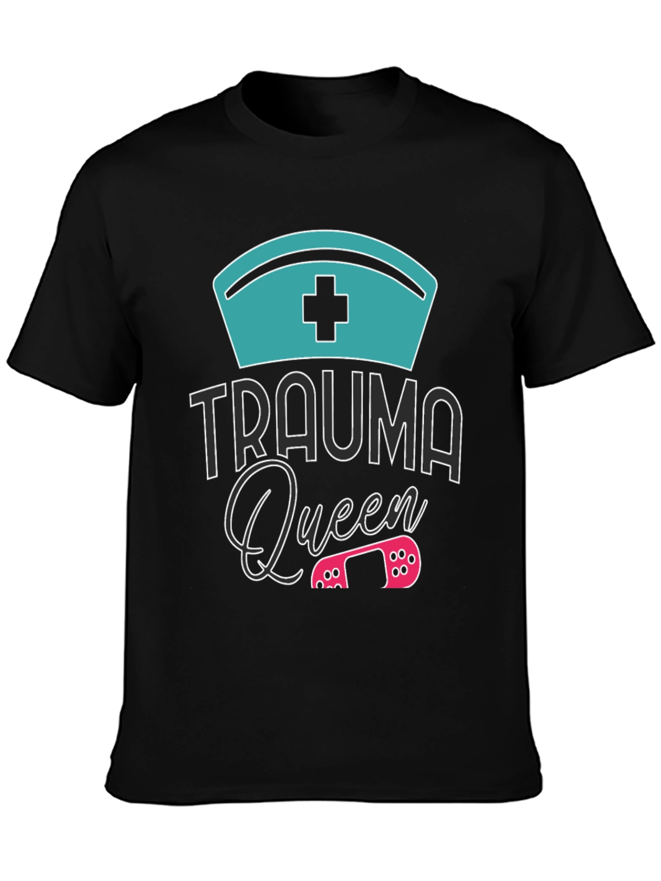 Trauma Queen T-Shirt - Nurse & Gaming Design