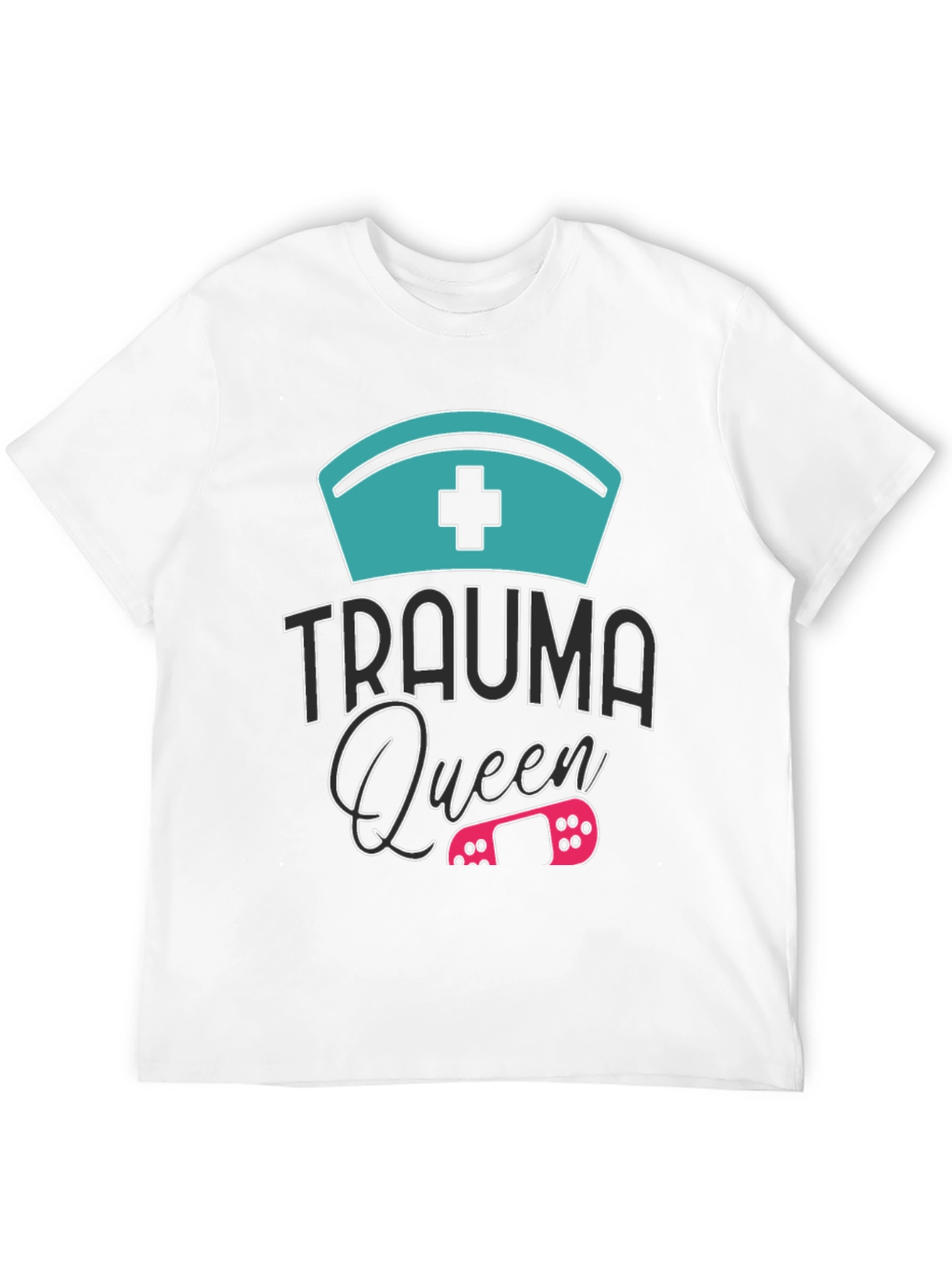 Trauma Queen T-Shirt - Nurse & Gaming Design