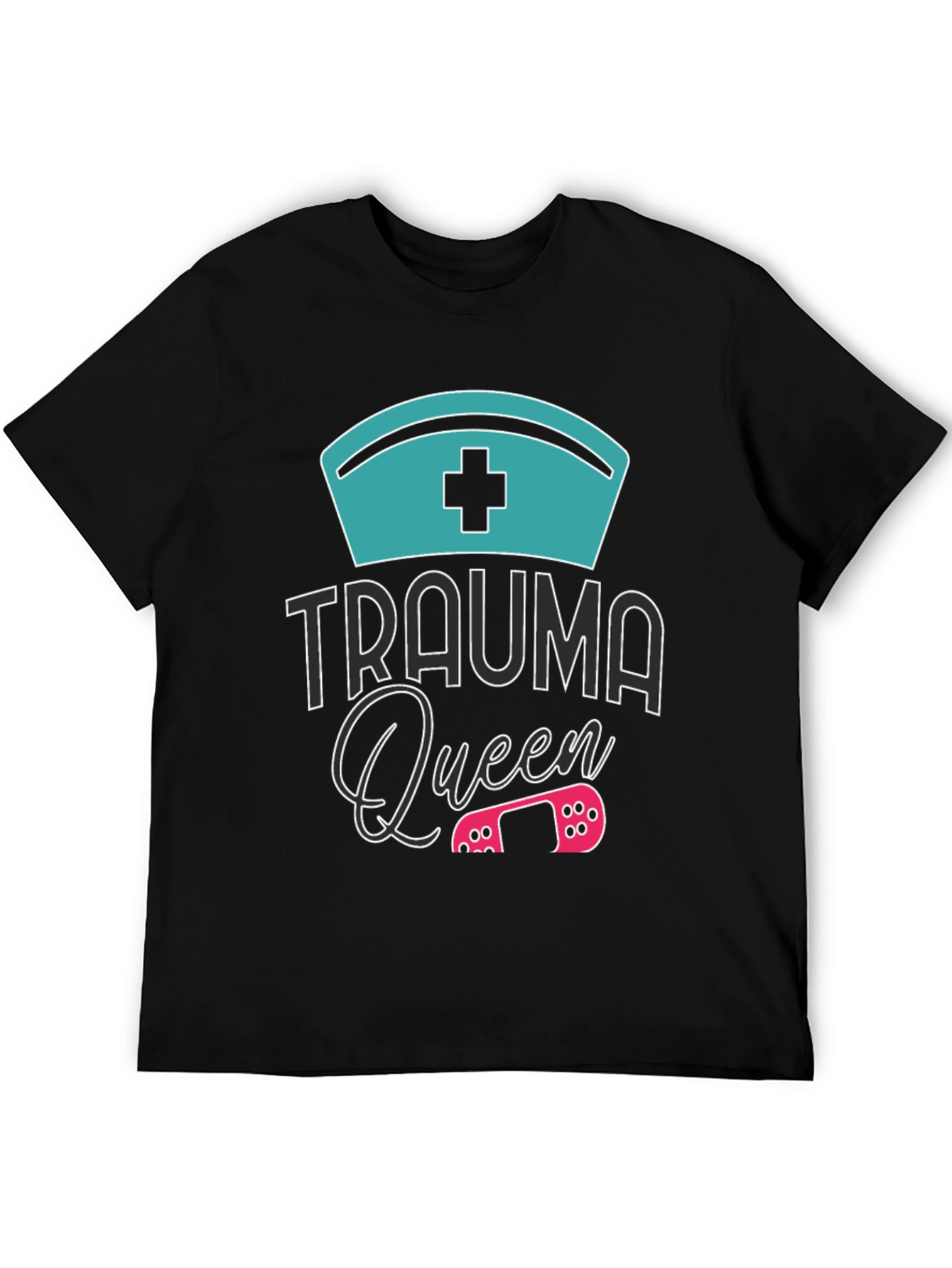 Trauma Queen T-Shirt - Nurse & Gaming Design