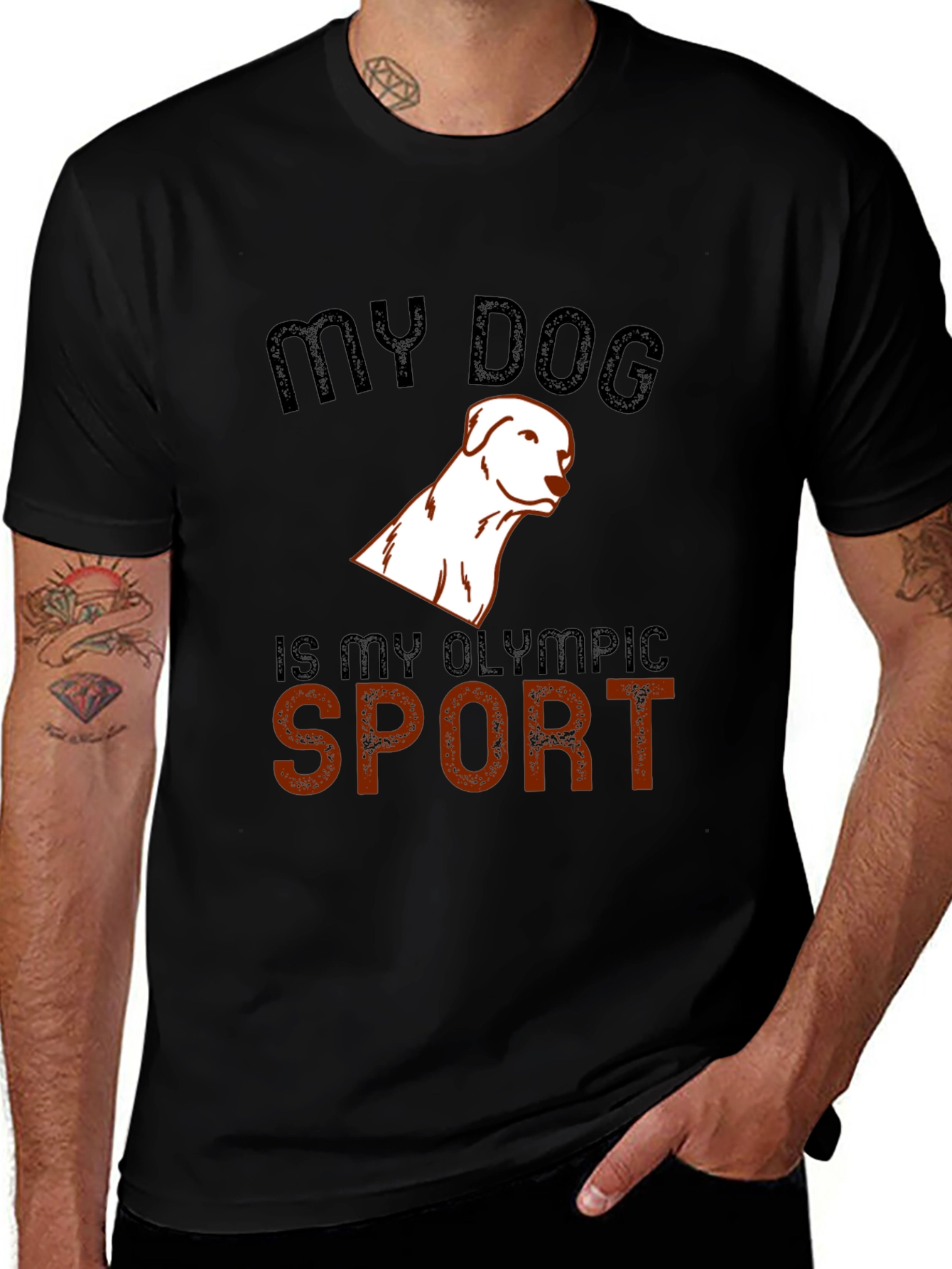 My Dog Is My Olympic Sport Graphic Tee