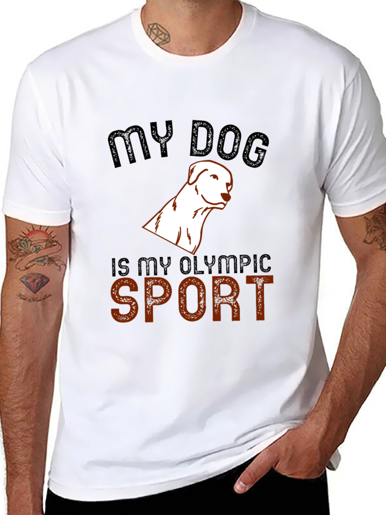 My Dog Is My Olympic Sport Graphic Tee