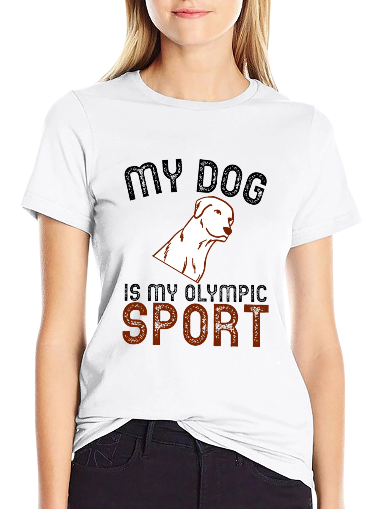 My Dog Is My Olympic Sport Graphic Tee