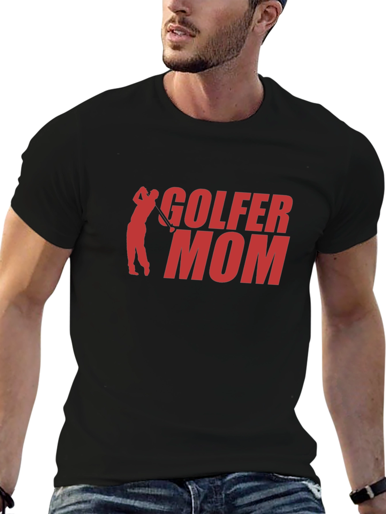 Golfer Mom Graphic Tee - Sporty & Stylish