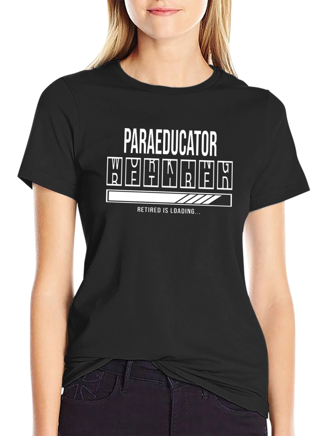 Paraeducator Retired Loading T-Shirt
