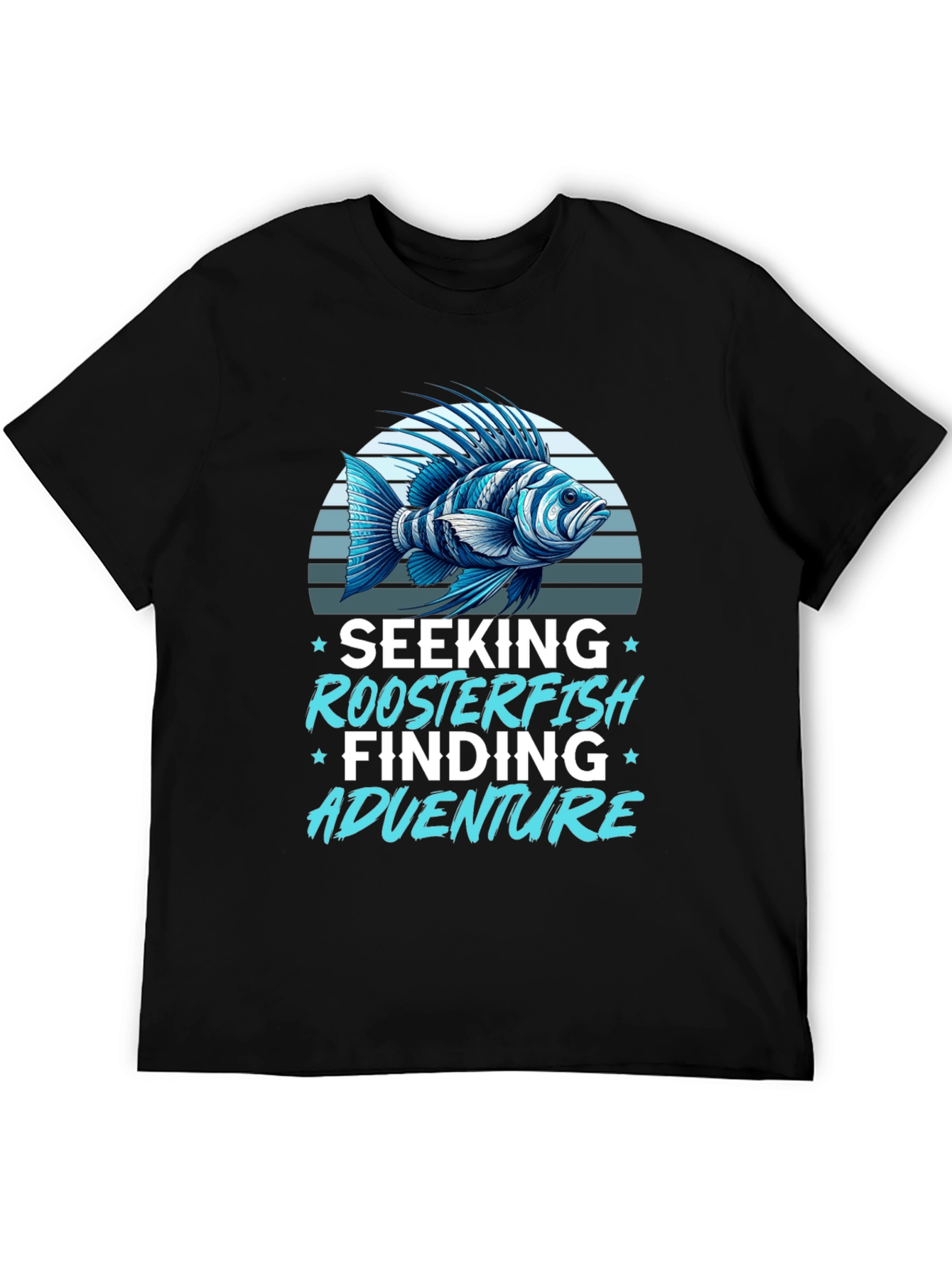 Roosterfish Adventure Black T-Shirt