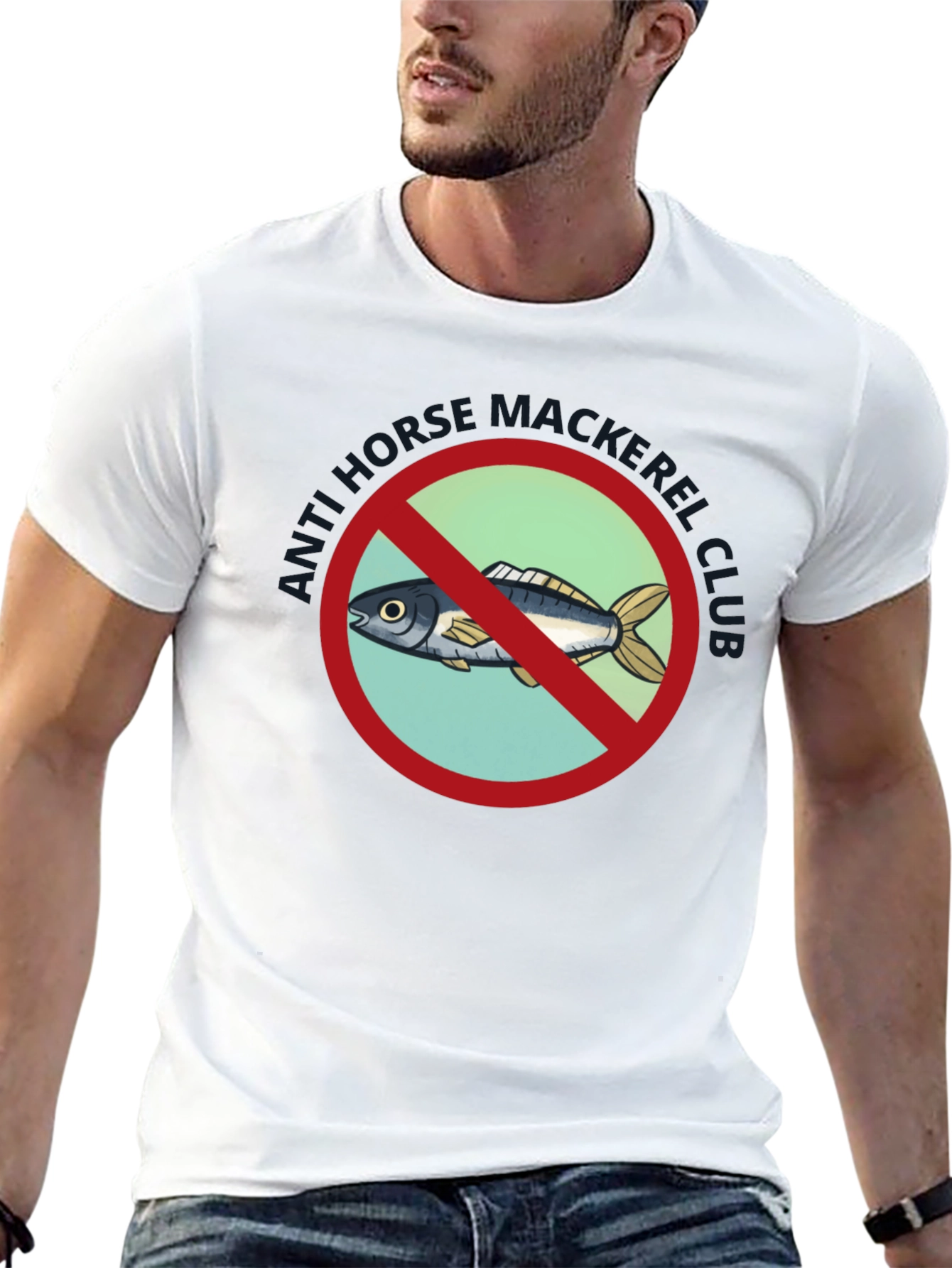 Anti-Mackerel Club Graphic T-Shirt