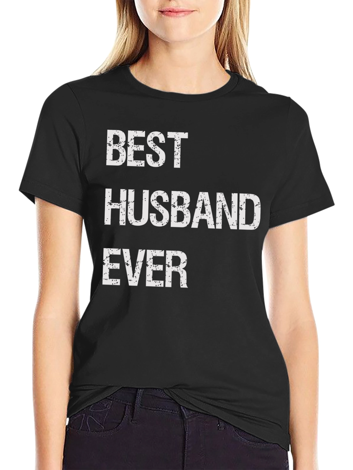 Best Husband Ever Mens Black Graphic T-Shirt