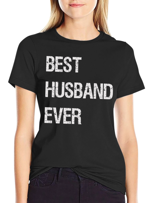 Best Husband Ever Mens Black Graphic T-Shirt