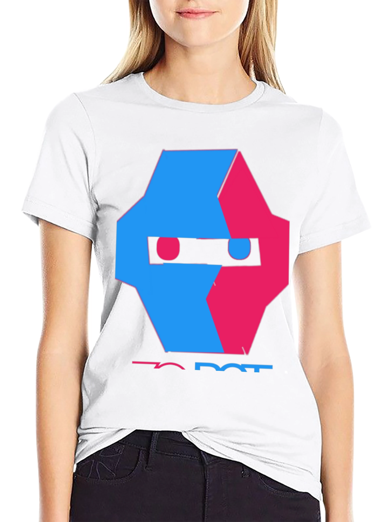 Abstract Graphic Print Tee