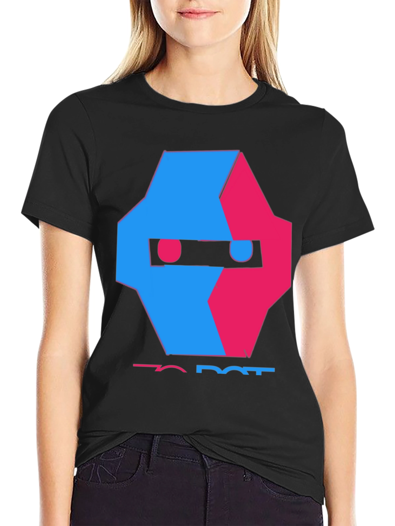 Abstract Graphic Print Tee
