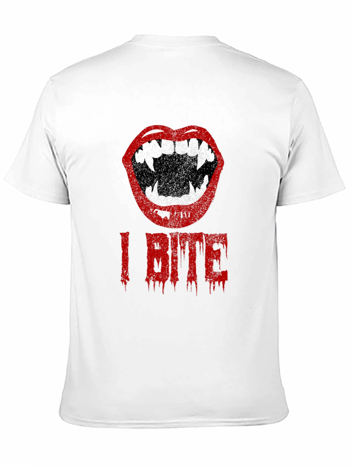 I Bite Vampire Lips Halloween T-Shirt
