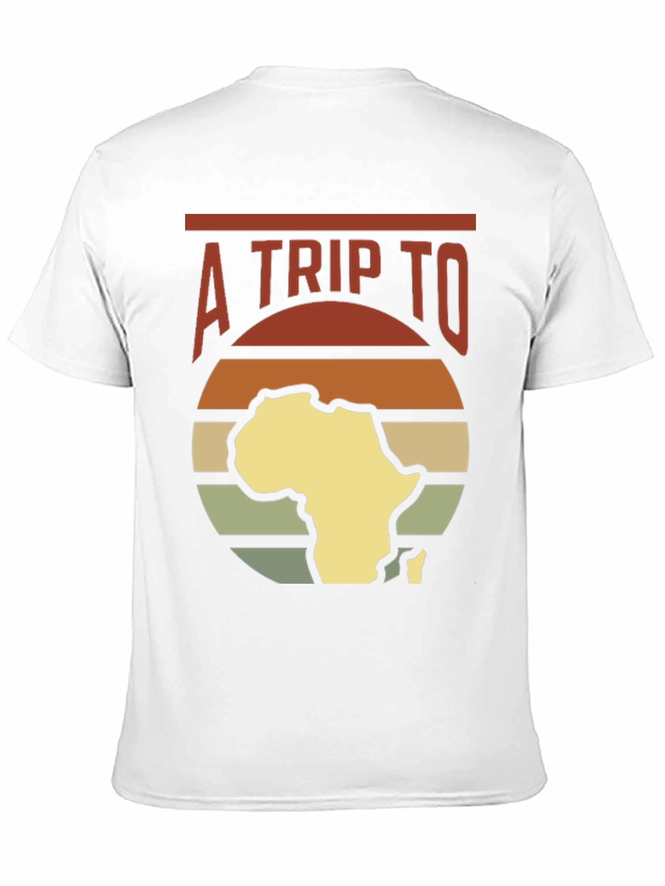 A Trip To Africa T-Shirt Black Graphic Tee