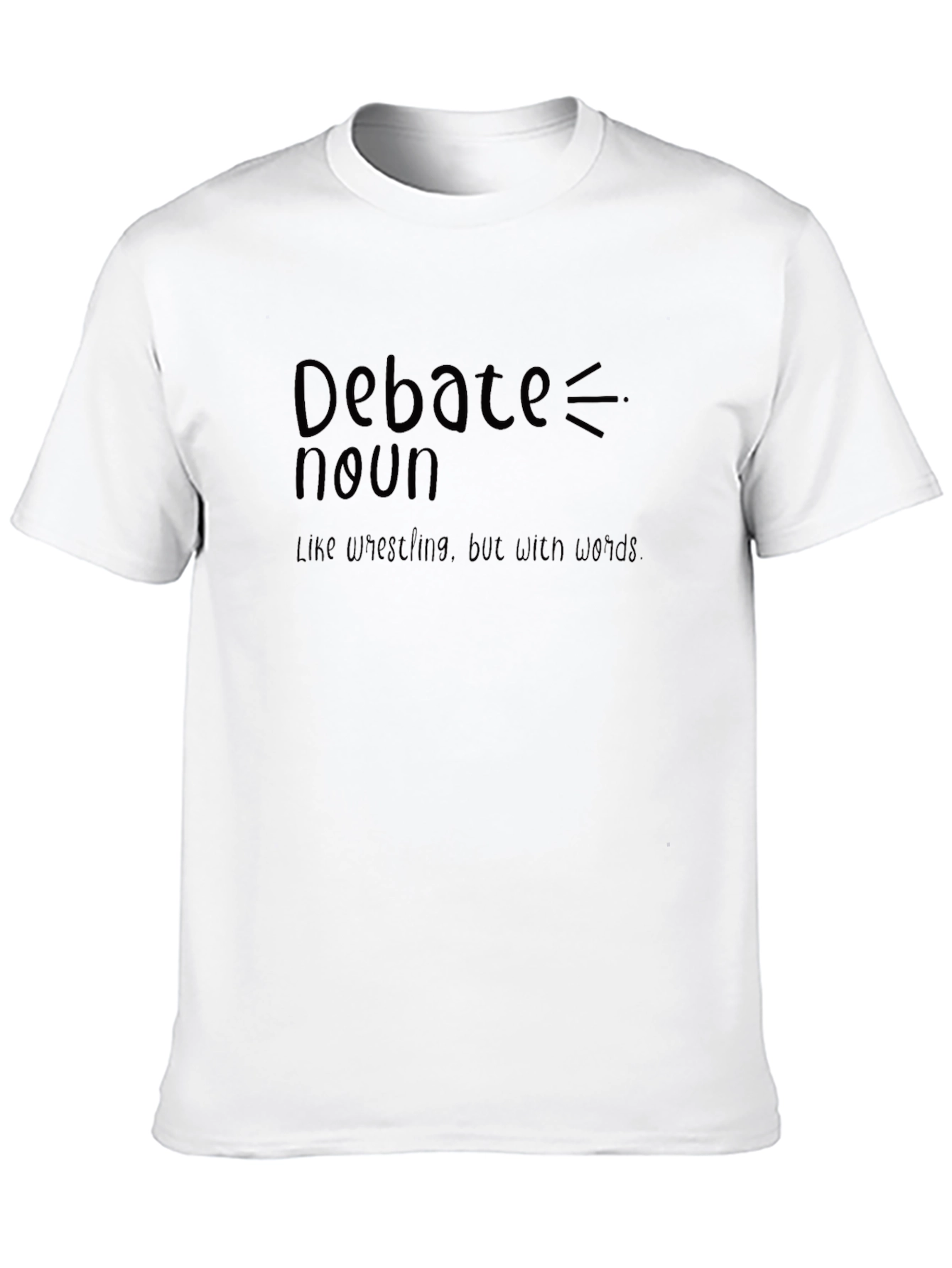 Debate Definition Graphic Tee - Funny Wordplay T-Shirt