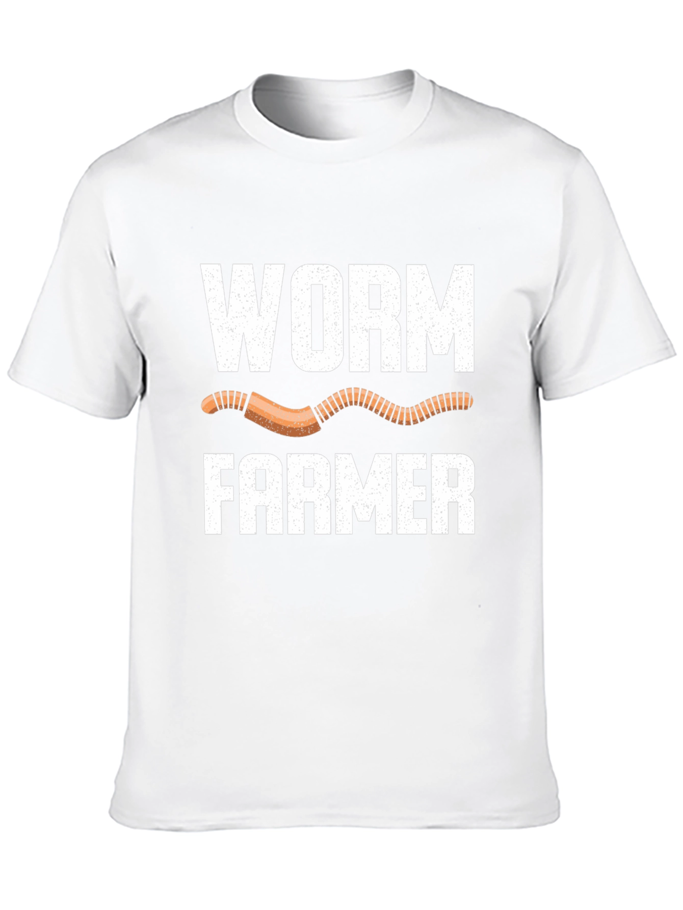 Worm Farmer Graphic Tee - Black Cotton T-Shirt