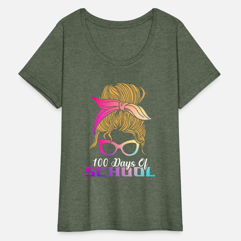 100 Days Of School Feminist Educated Teacher Woman