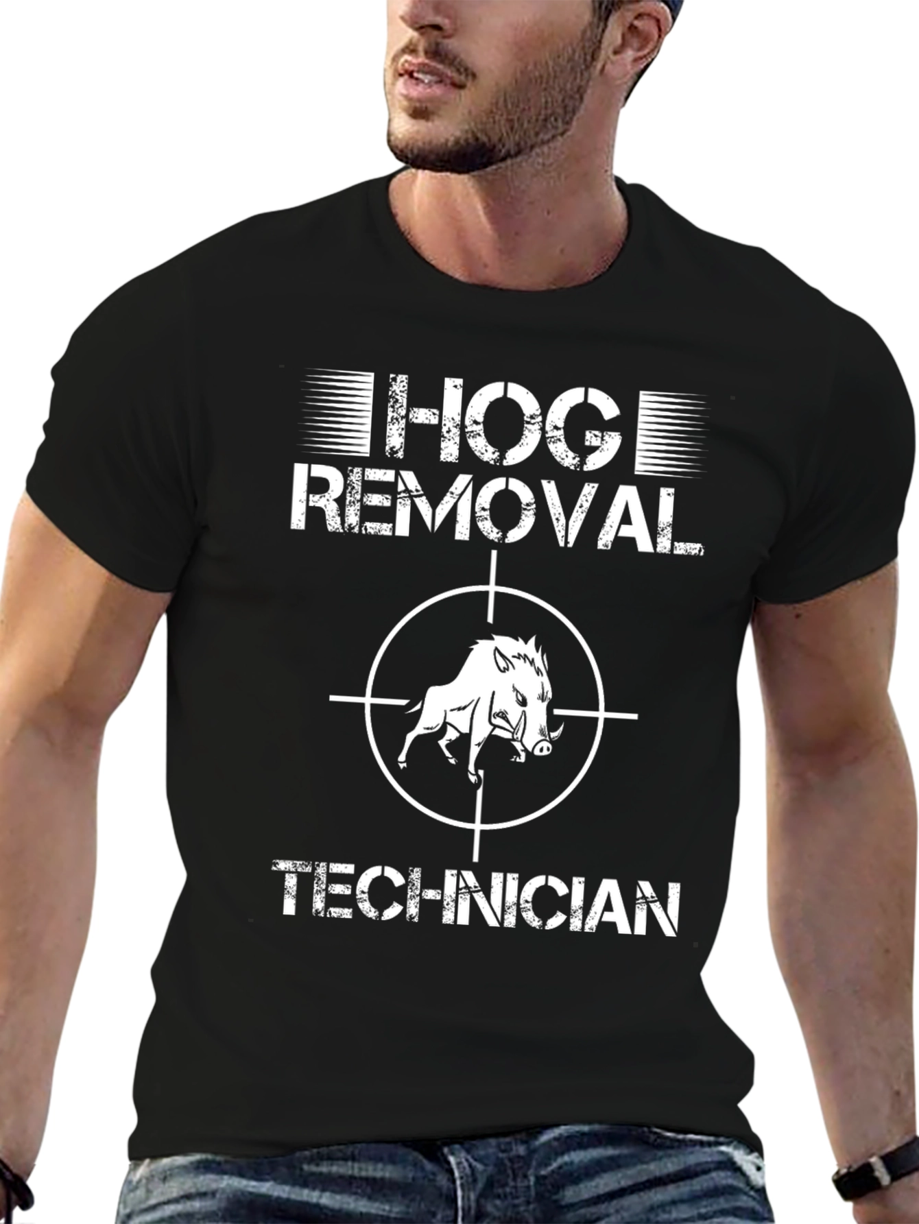 Hog Removal Technician Graphic T-Shirt