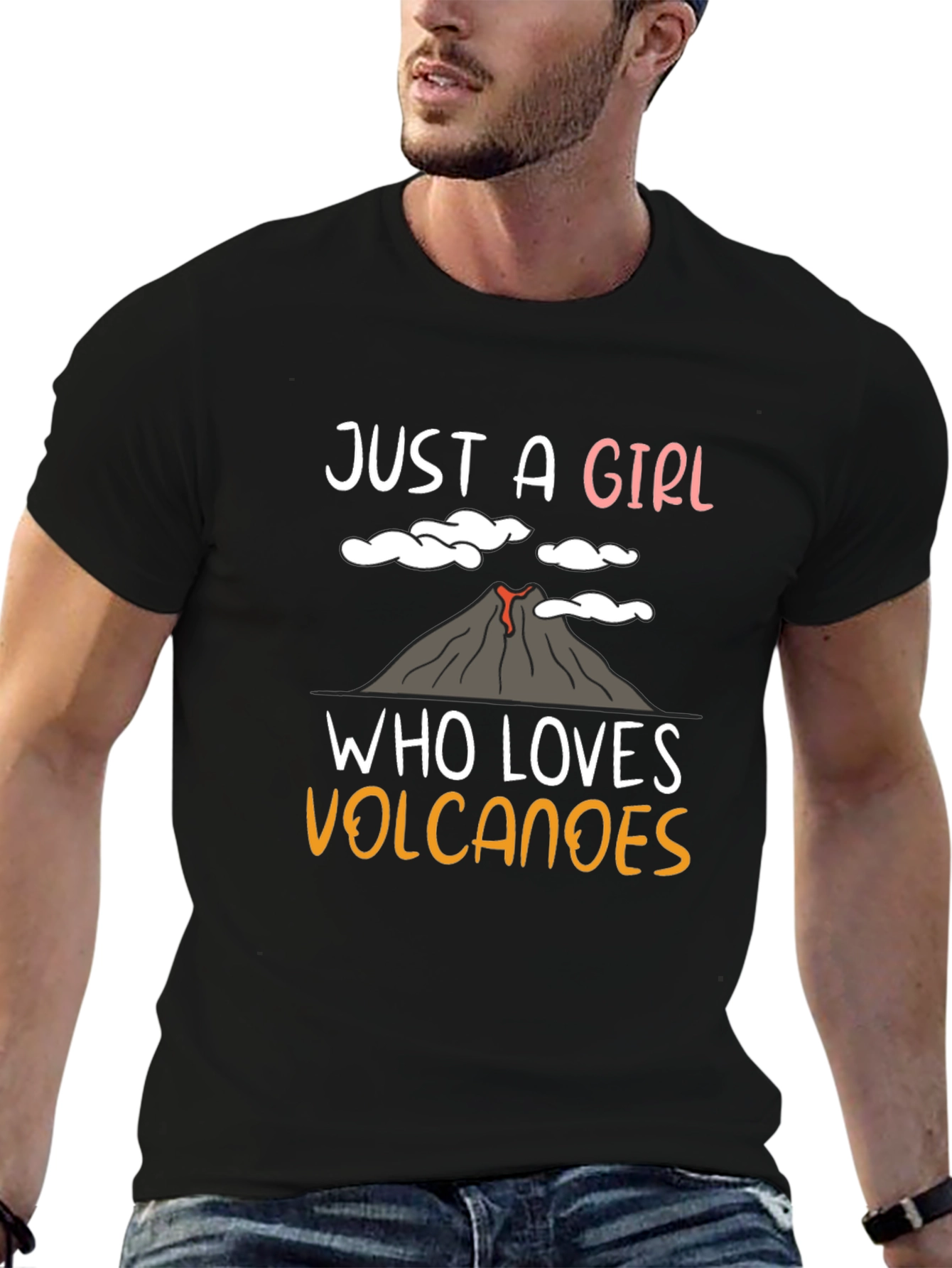 Just A Girl Who Loves Volcanoes T-Shirt