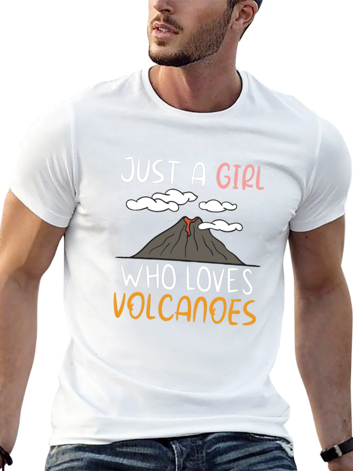 Just A Girl Who Loves Volcanoes T-Shirt