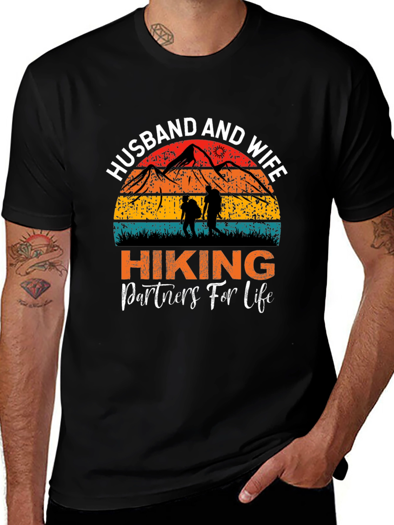 Husband & Wife Hiking Partners T-Shirt
