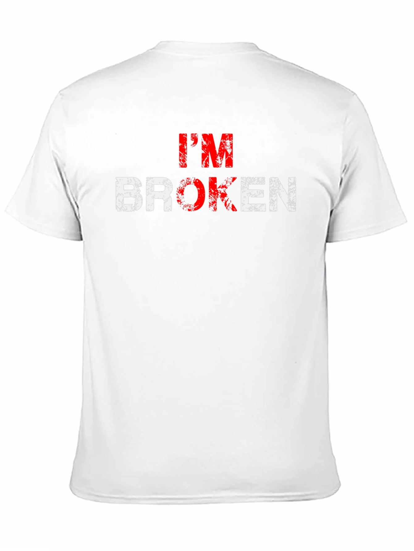 Im Broken Graphic T-Shirt - Distressed Print