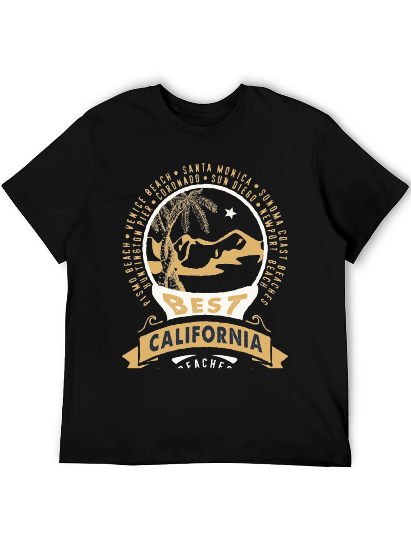 California Beaches Graphic T-Shirt - Beach Lover Tee