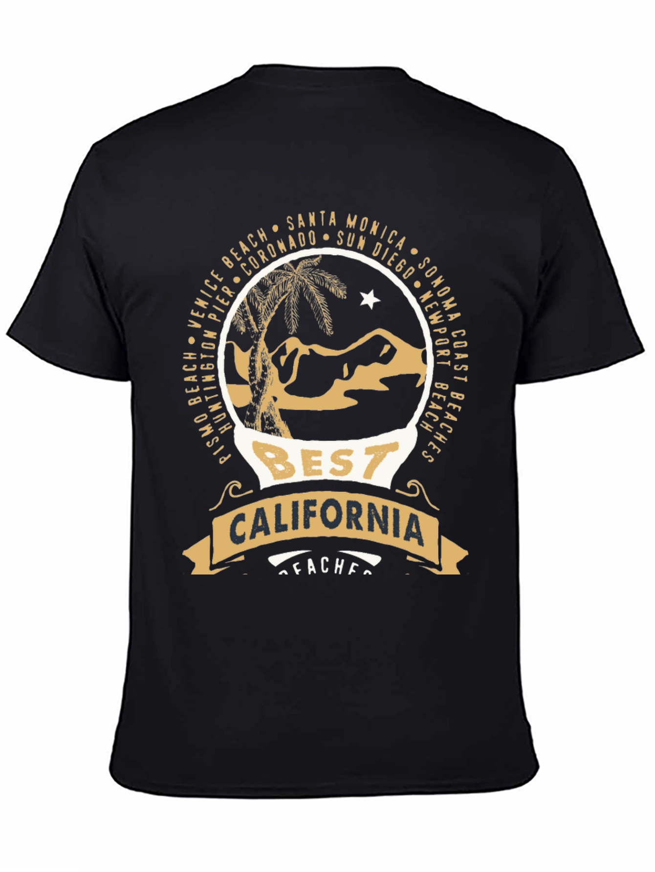 California Beaches Graphic T-Shirt - Beach Lover Tee