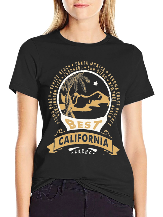 California Beaches Graphic T-Shirt - Beach Lover Tee