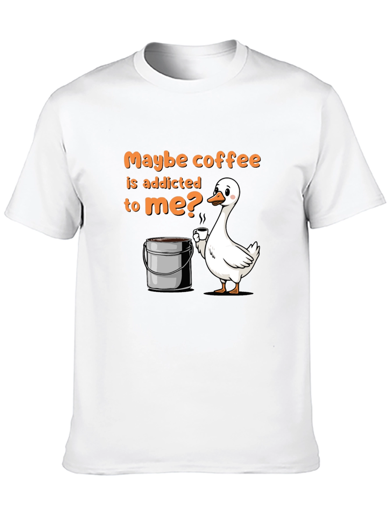 Coffee Addicted Goose Graphic Tee