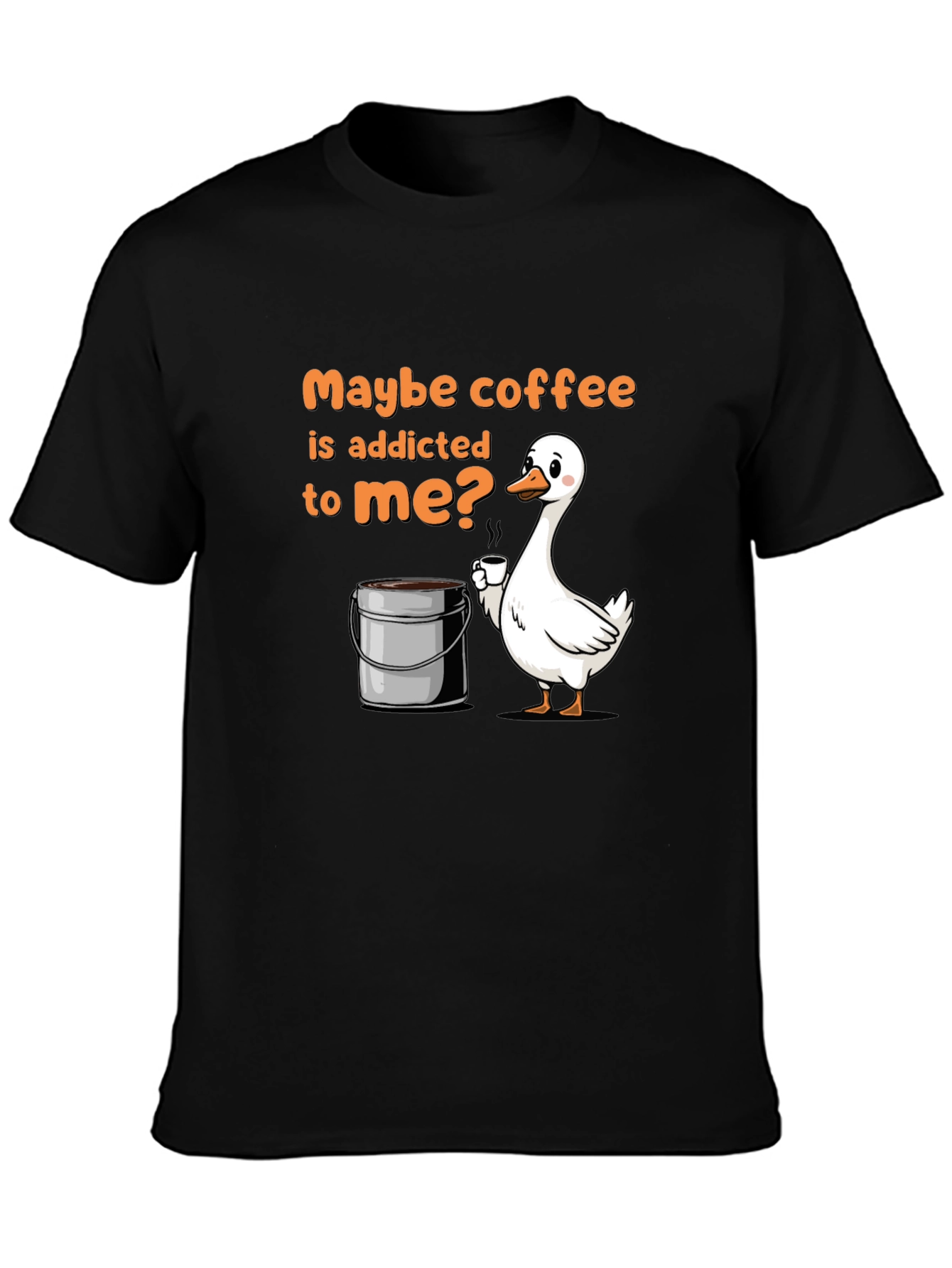 Coffee Addicted Goose Graphic Tee