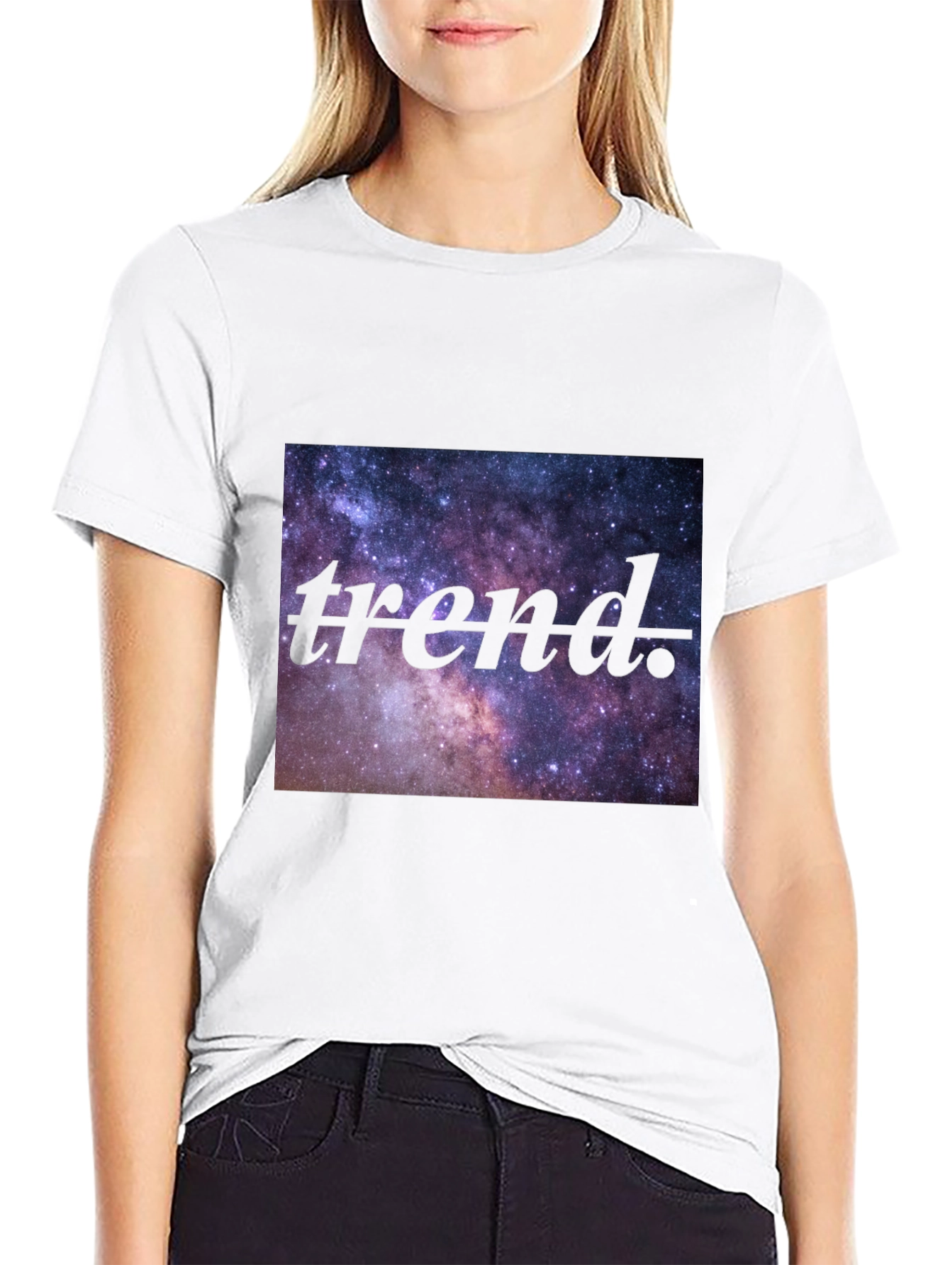 Galaxy Trend Mens Black T-Shirt