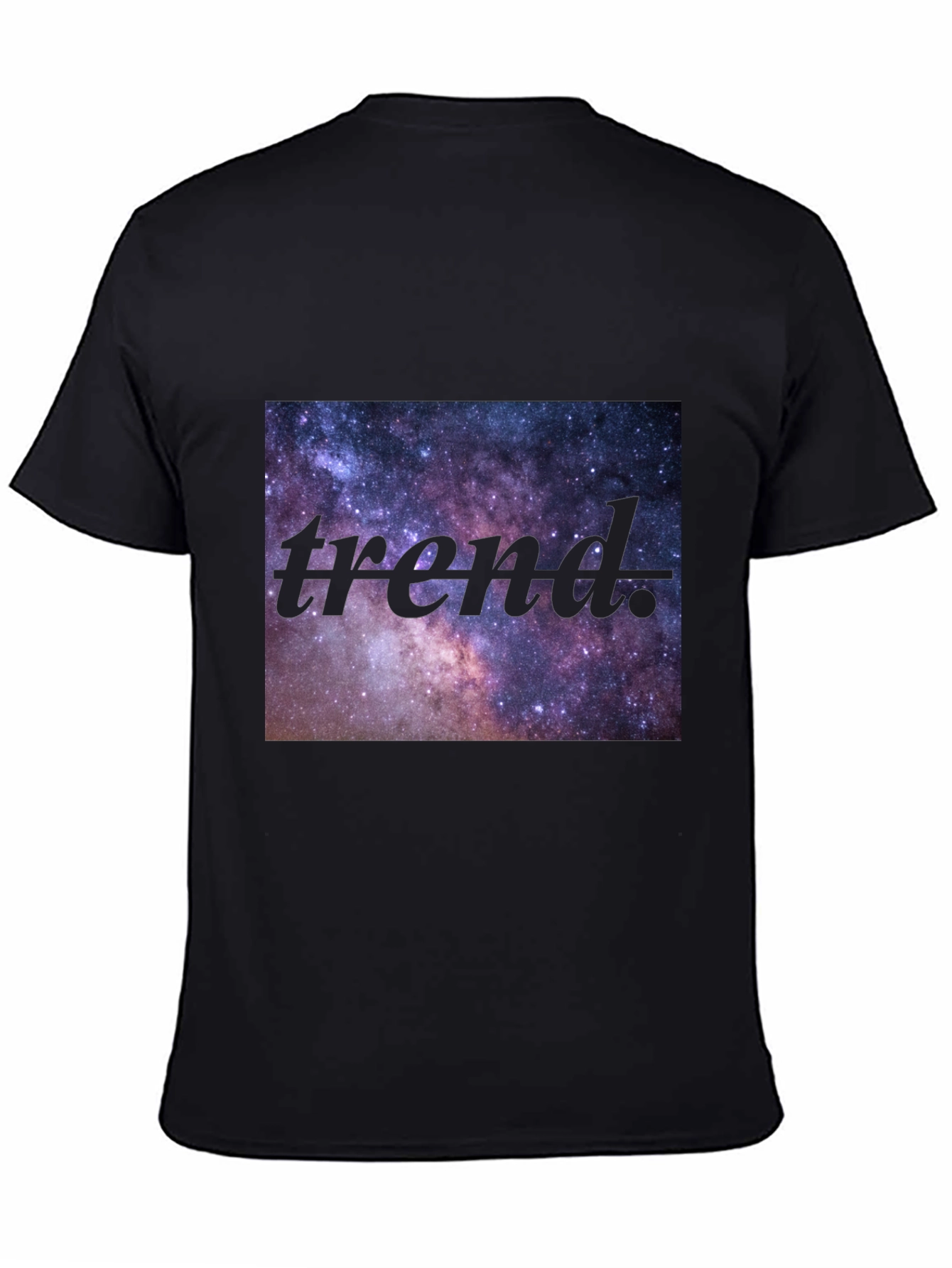 Galaxy Trend Mens Black T-Shirt