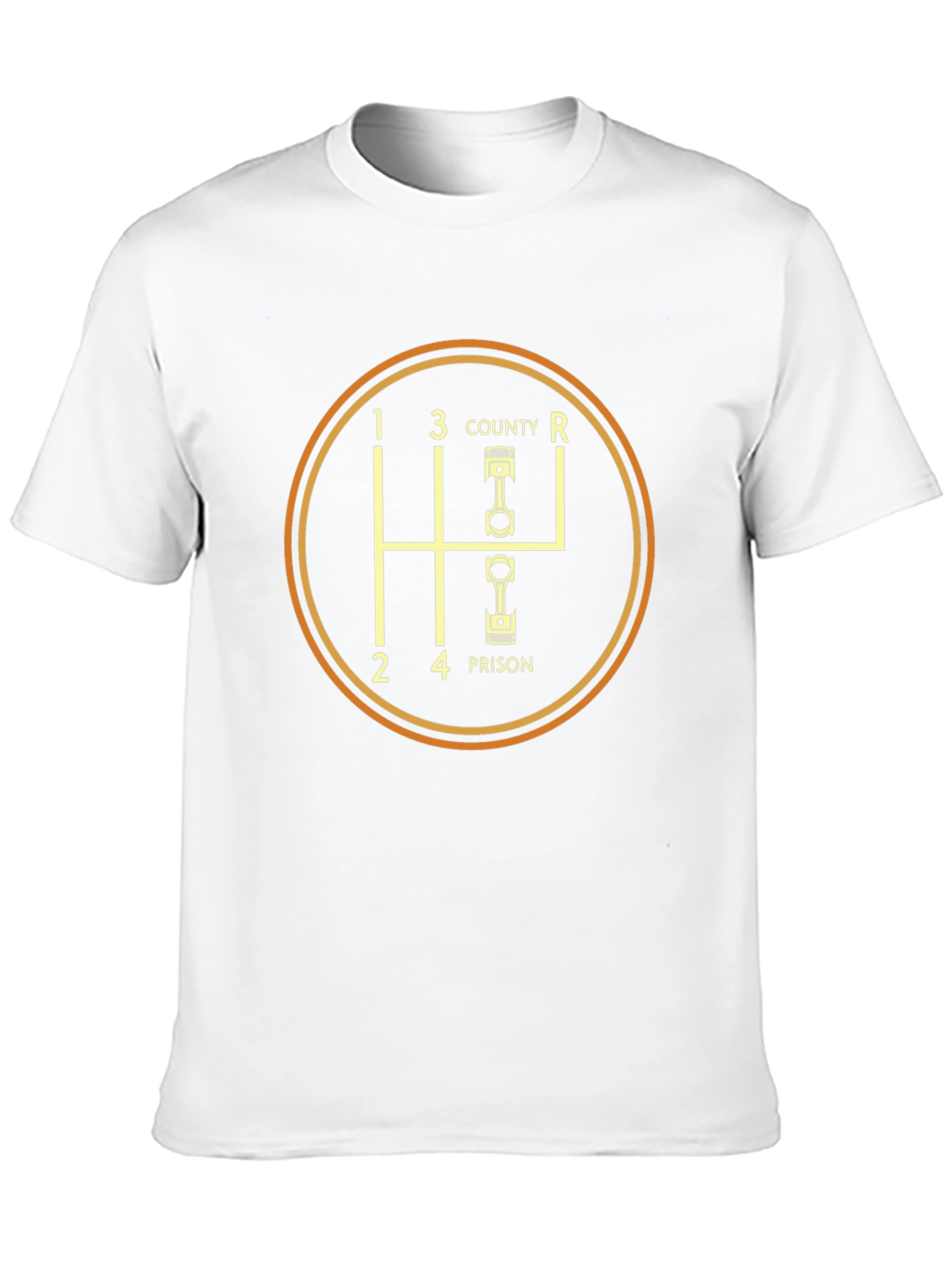 Gear Shift T-Shirt - County Prison Design