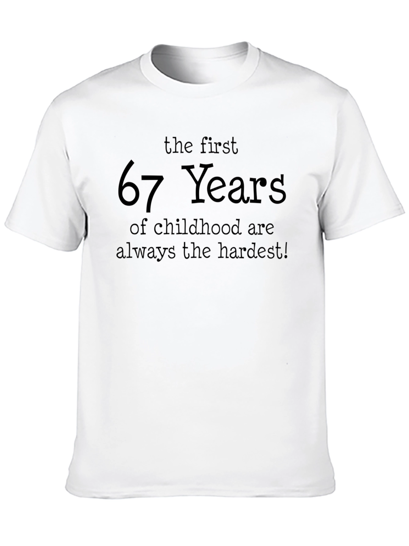 Funny 67th Birthday T-Shirt - Childhood Years