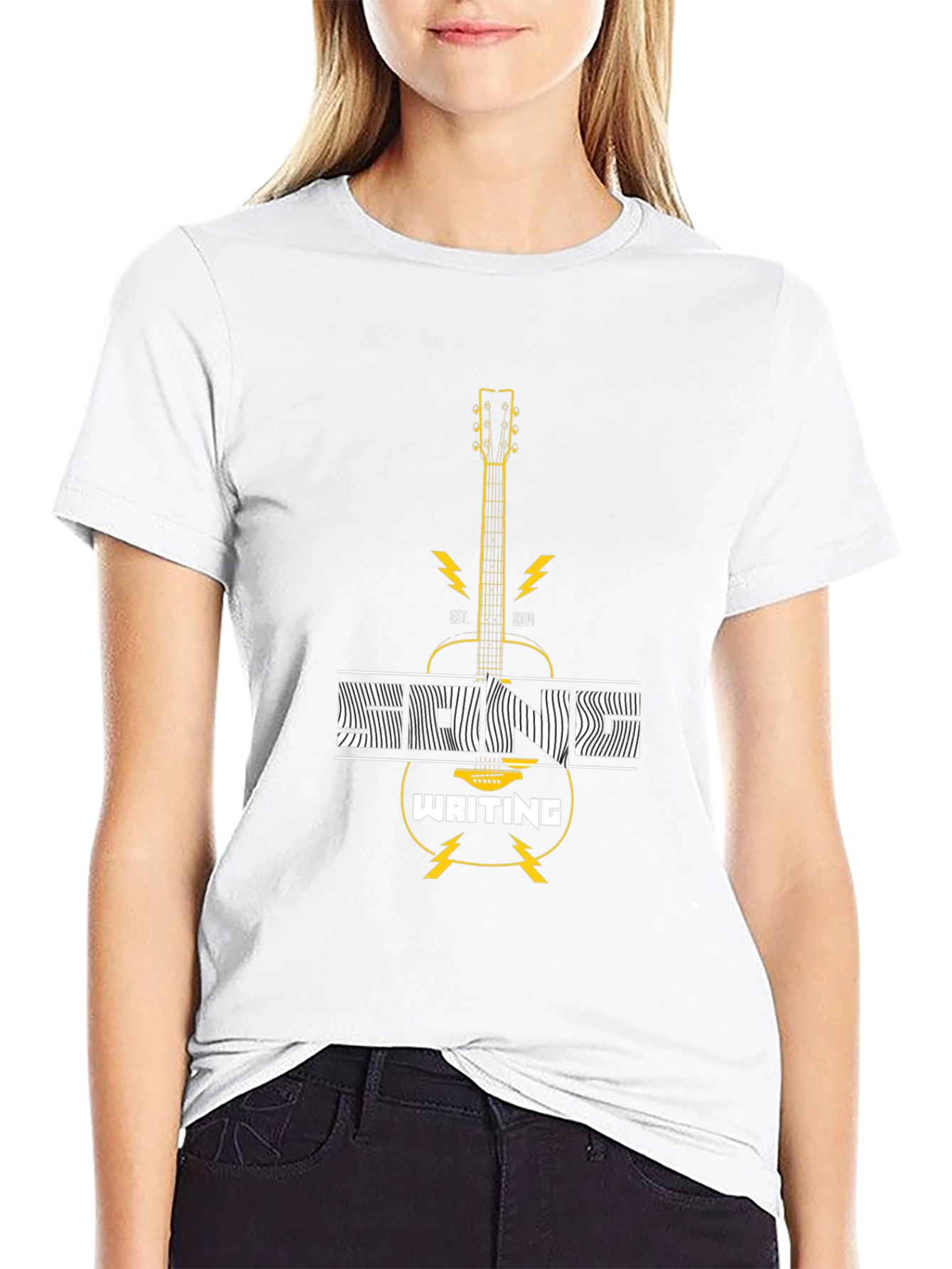 Songwriting Guitar T-Shirt - Musician Graphic Tee