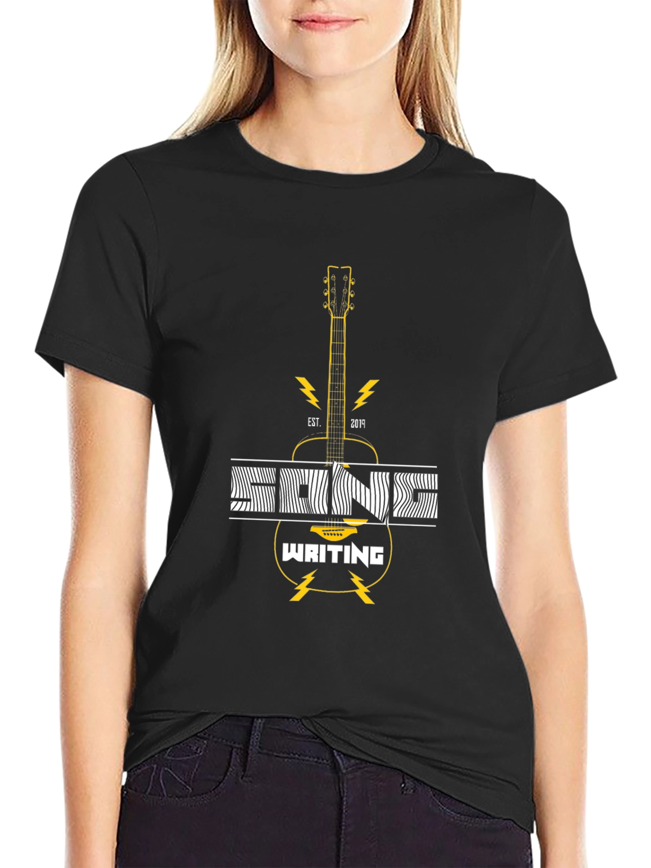 Songwriting Guitar T-Shirt - Musician Graphic Tee