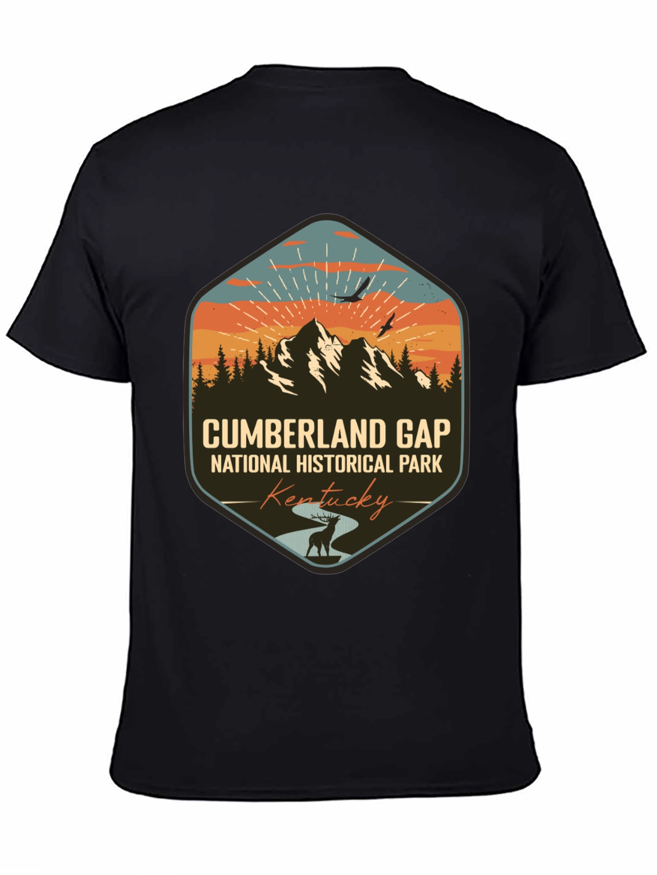 Cumberland Gap National Park Black T-Shirt