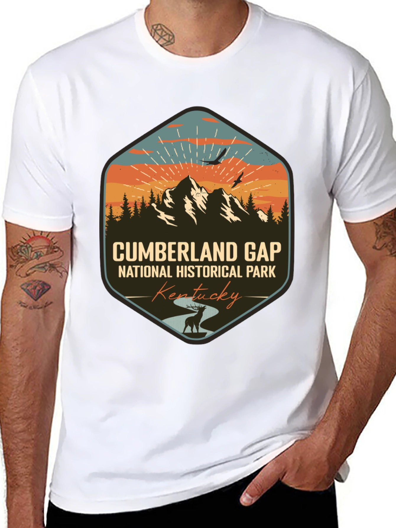 Cumberland Gap National Park Black T-Shirt