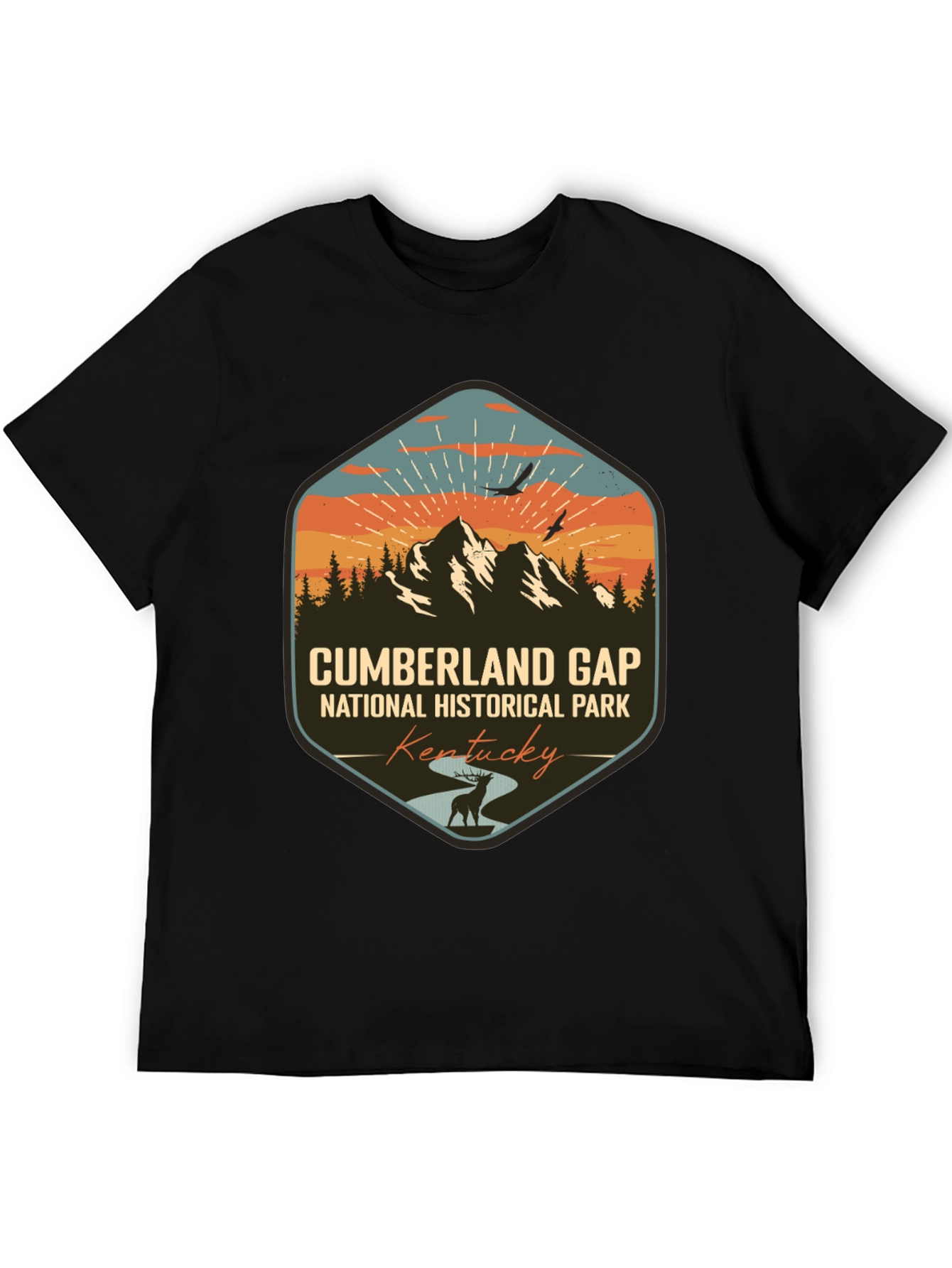 Cumberland Gap National Park Black T-Shirt