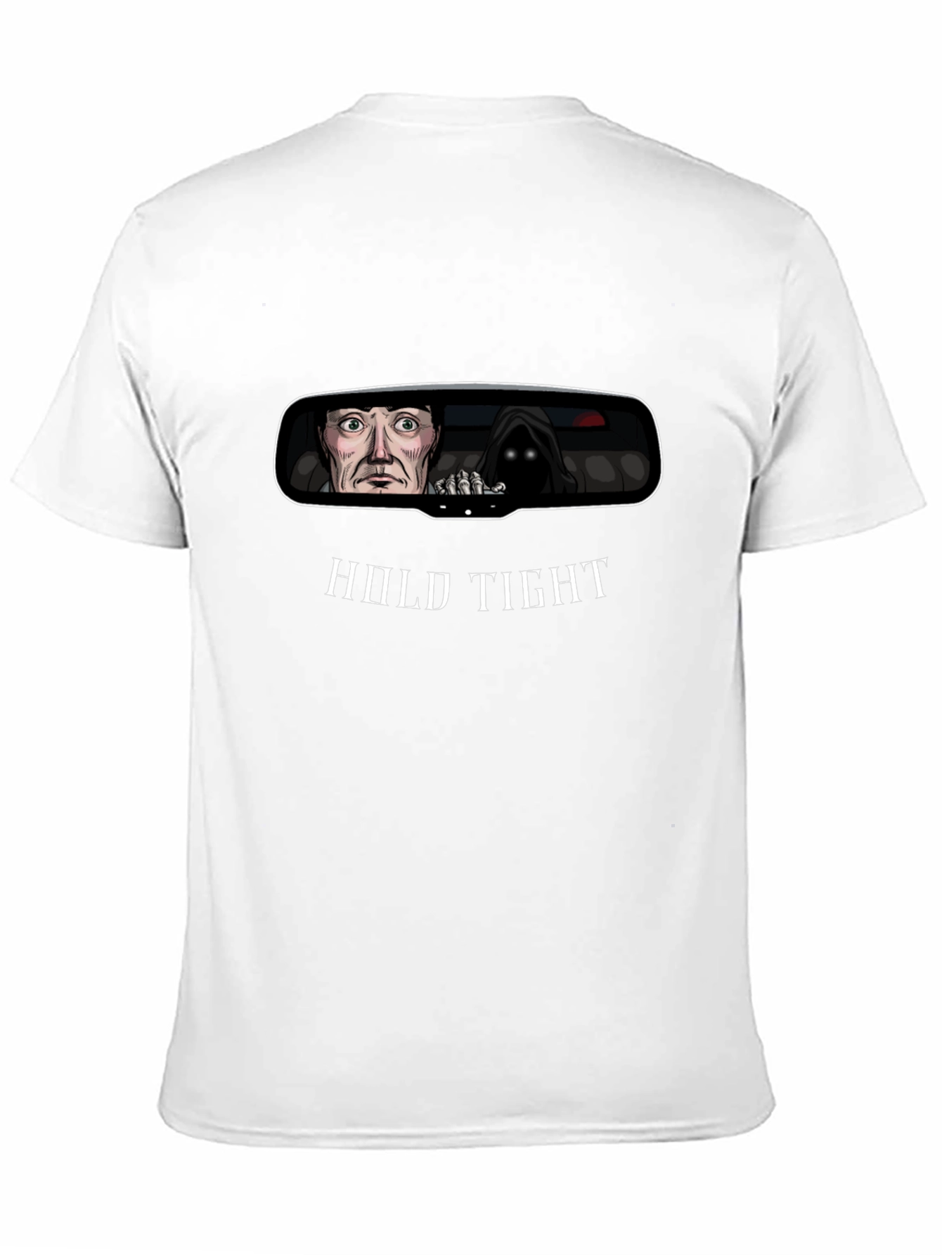 Hold Tight Rearview Mirror Graphic T-Shirt