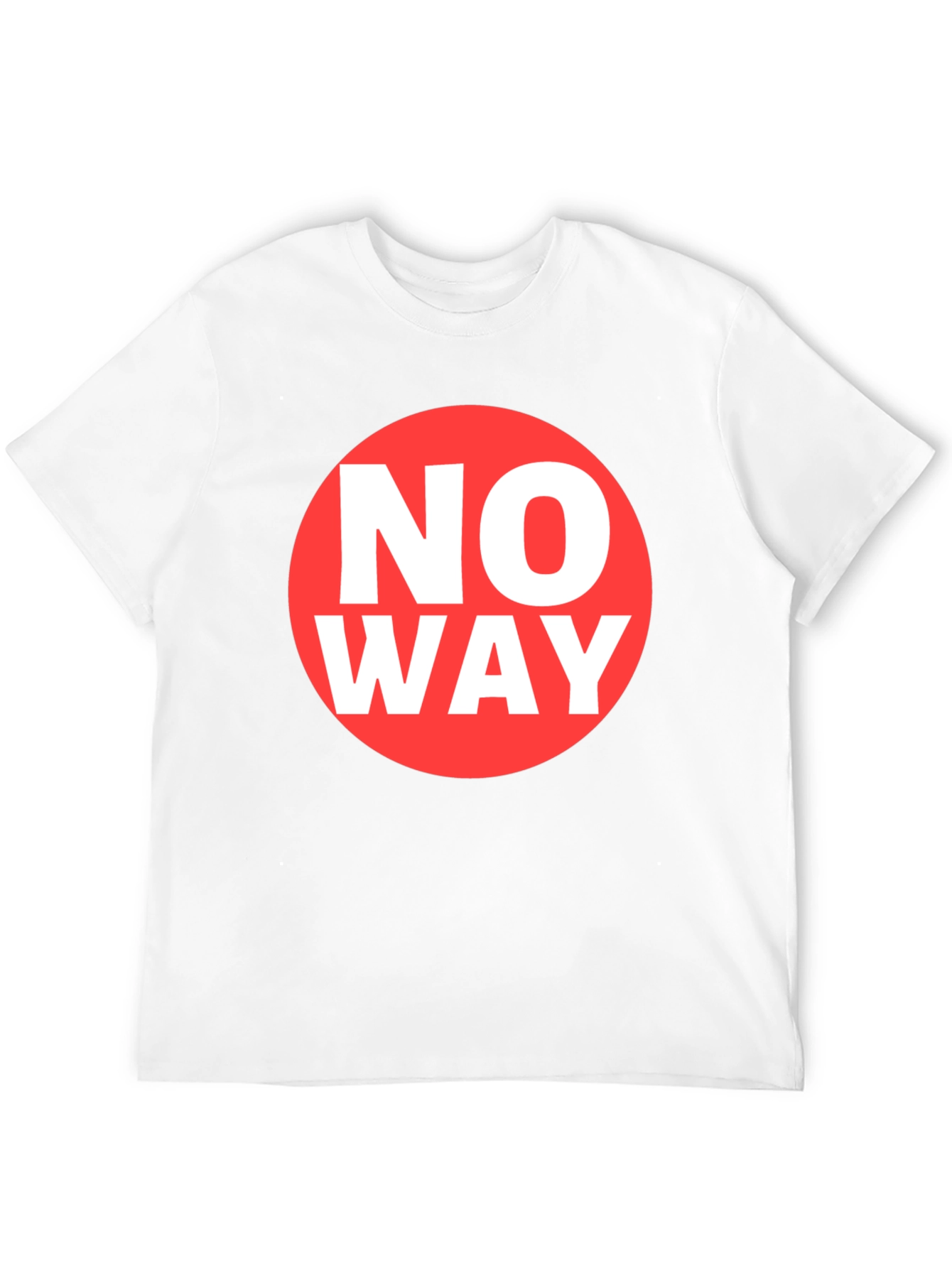 No Way Graphic Tee - Classic Crew Neck
