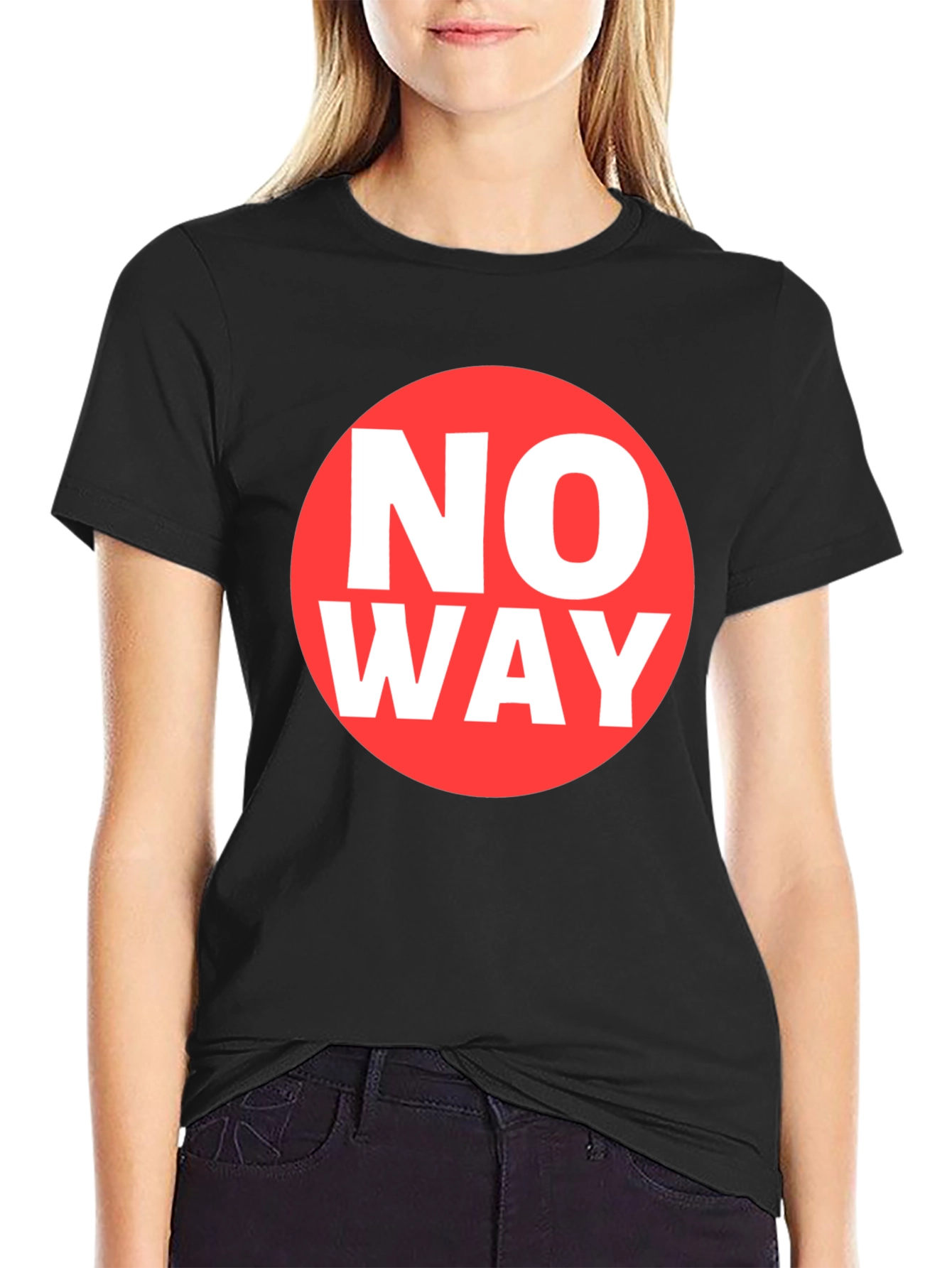 No Way Graphic Tee - Classic Crew Neck