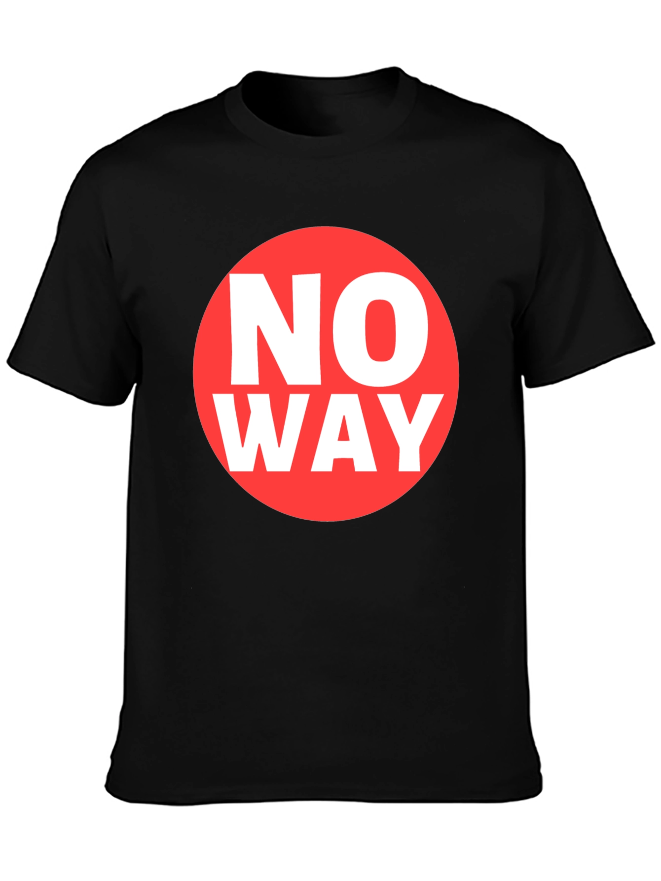 No Way Graphic Tee - Classic Crew Neck