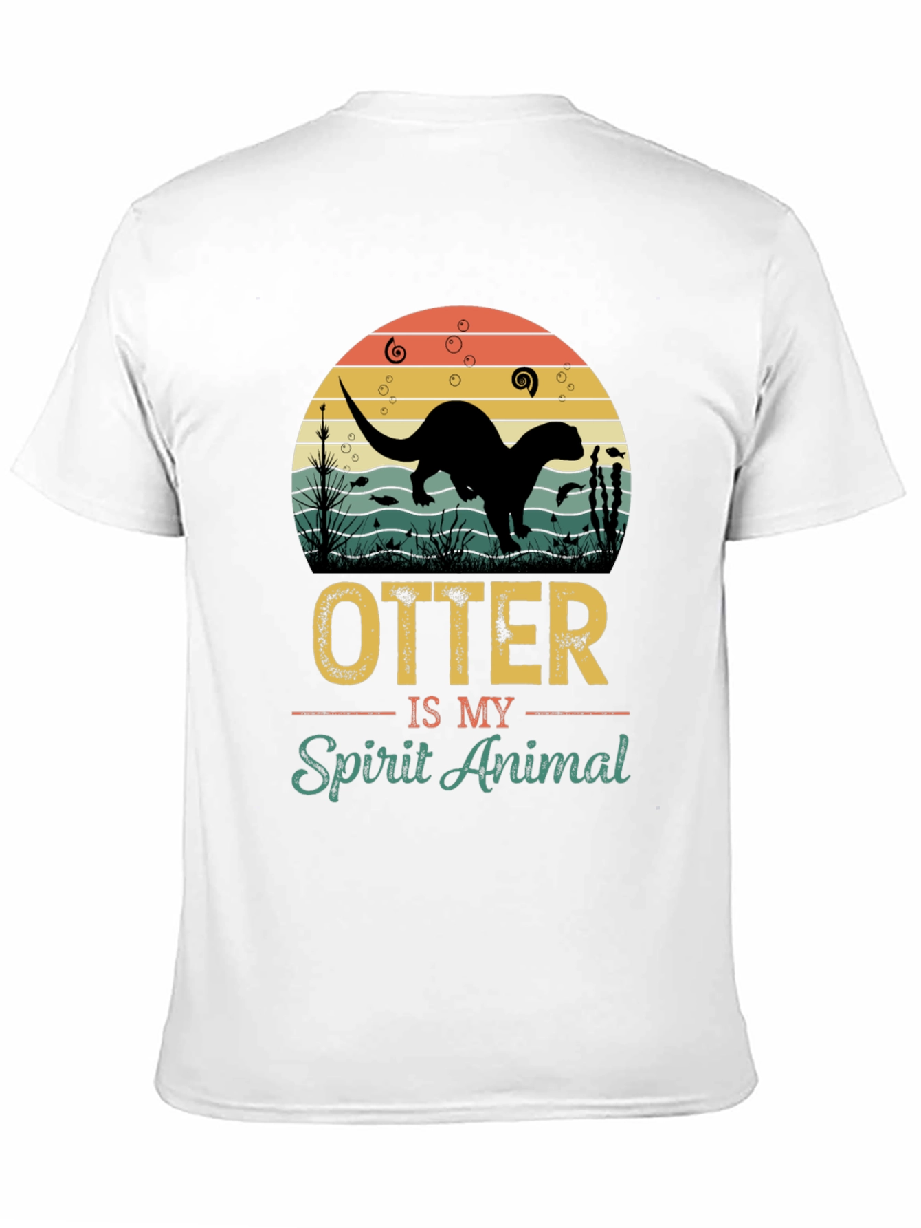 Otter Spirit Animal Graphic T-Shirt