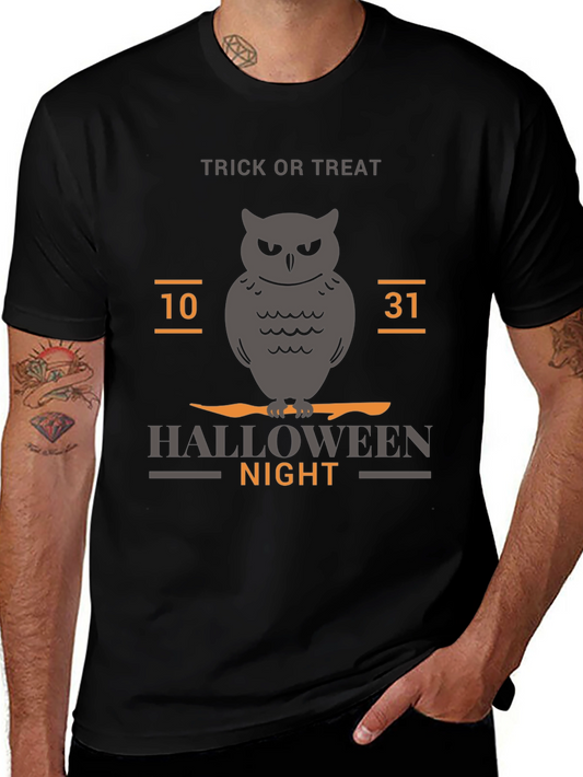 Halloween Owl T-Shirt - Trick or Treat Night