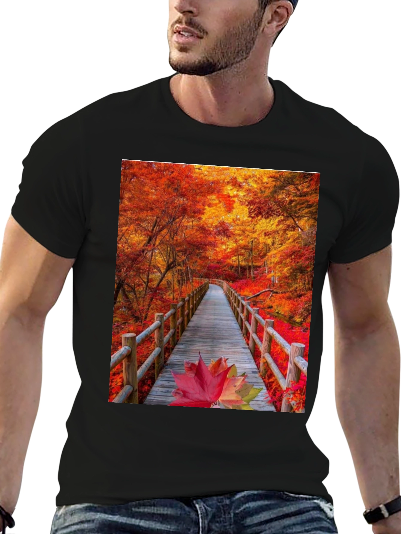 Autumn Bridge Graphic Tee