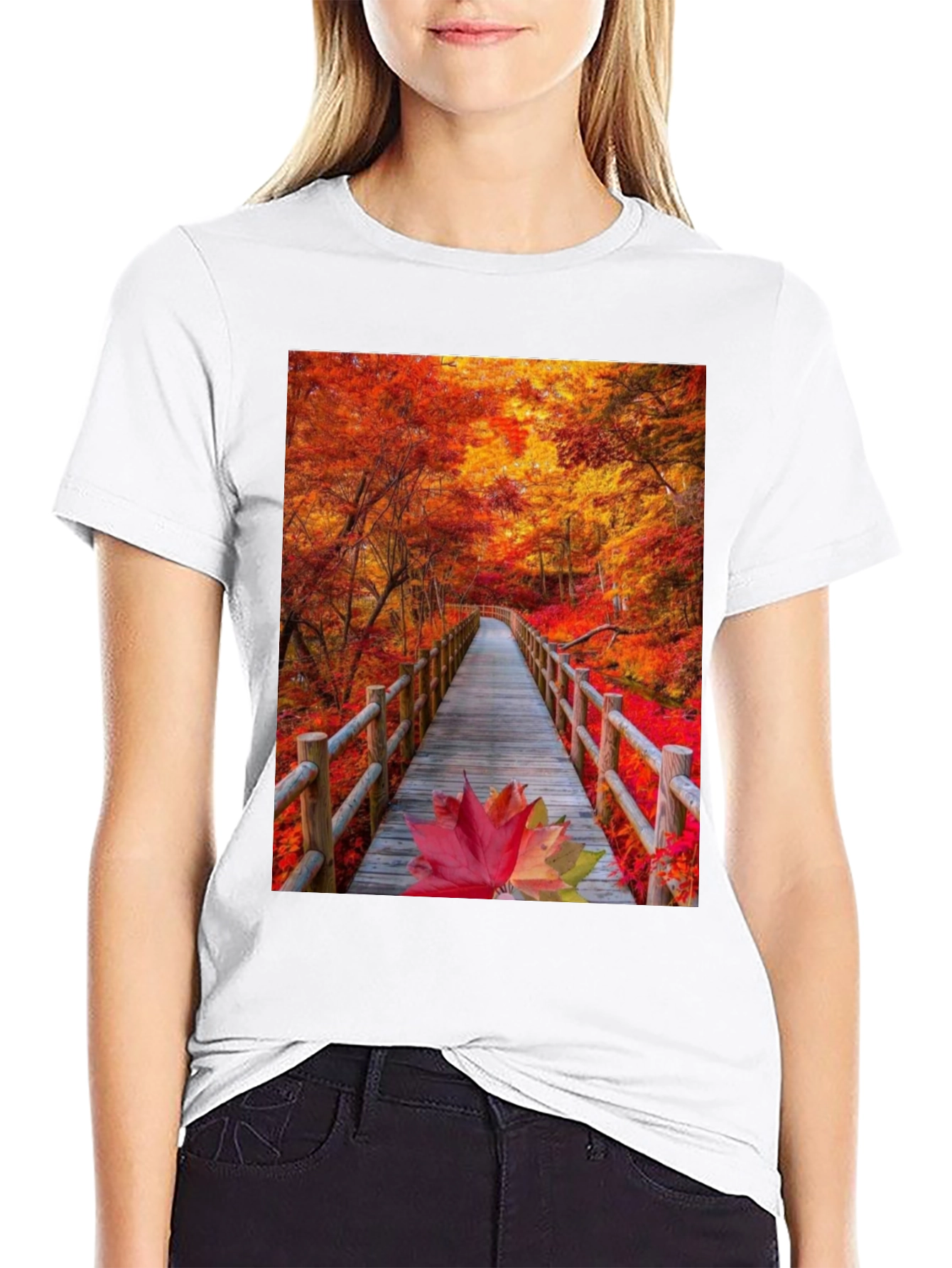 Autumn Bridge Graphic Tee