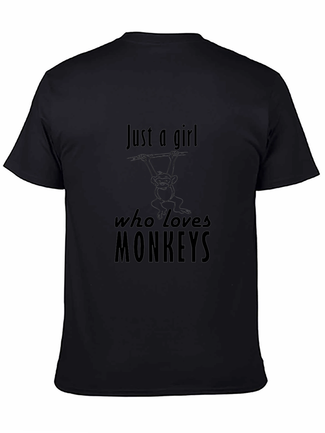 Just a Girl Who Loves Monkeys T-Shirt