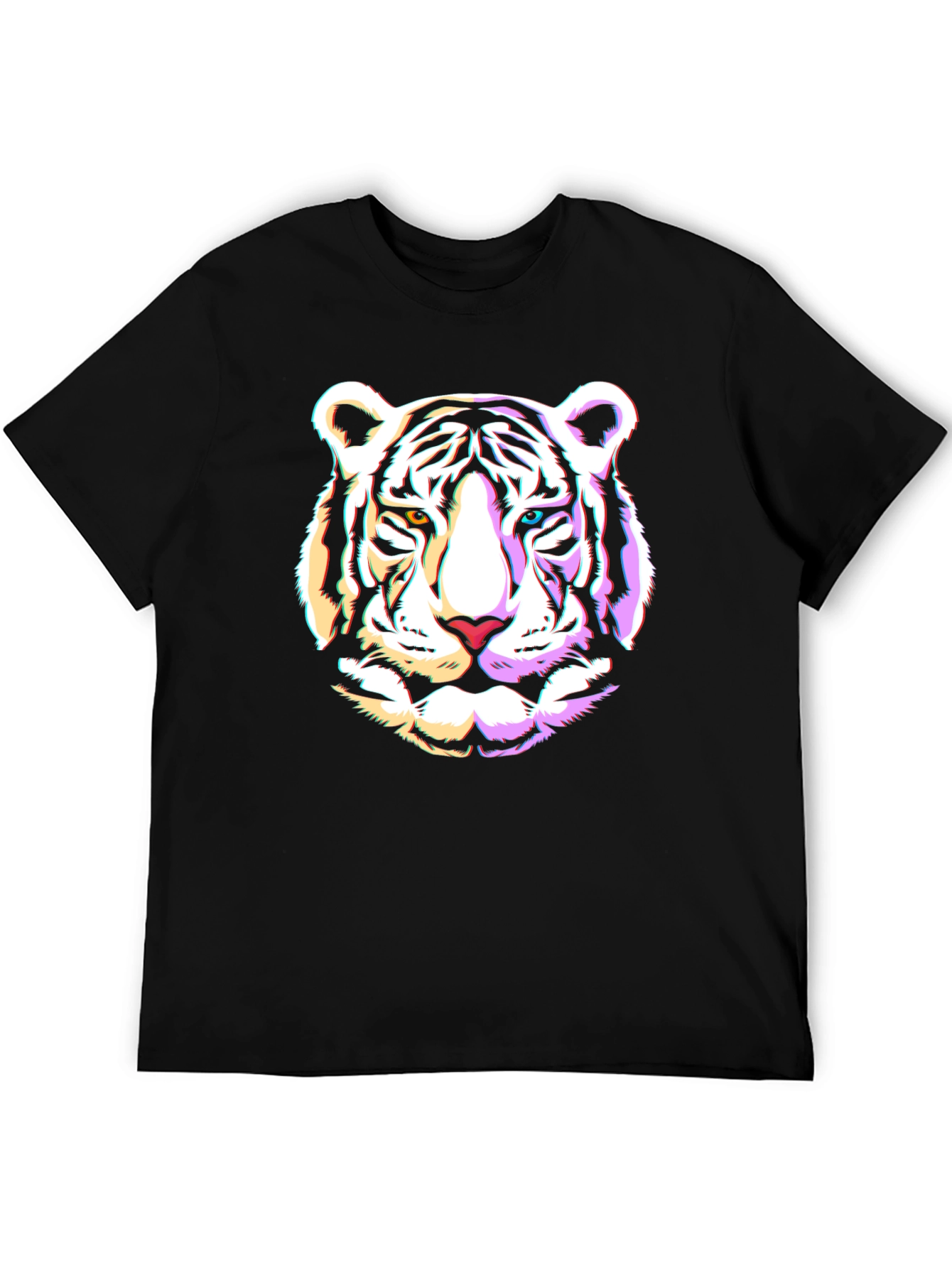 Cool Tiger Graphic Black T-Shirt